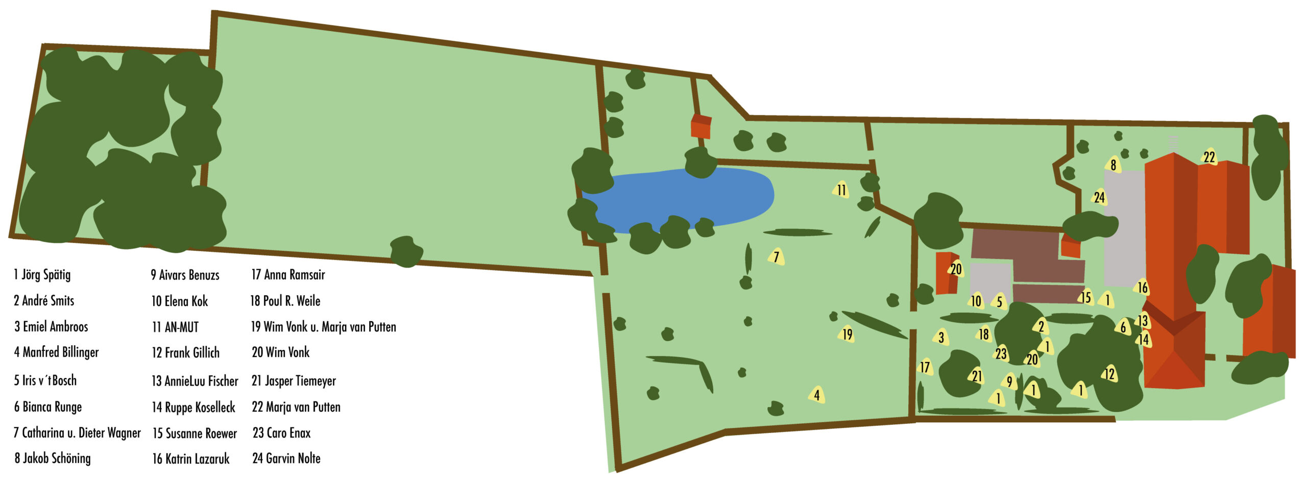 Lageplan_Skulpturen_Avantgarten_24 Lageplan_Skulpturen_Avantgarten_24